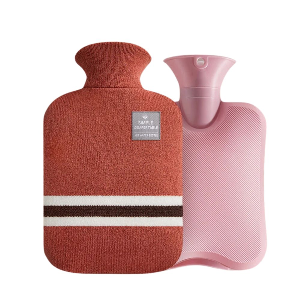 Bouillotte Coupe du Froid à Eau 1L avec sa Housse Exceptionnellement Douce