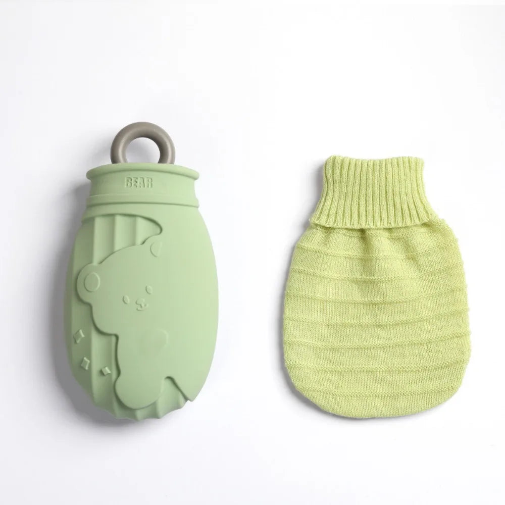Bouillotte Miniature en Silicone – Un Chauffe-Mains Compact et Convenable pour Vos soirées Fraîches