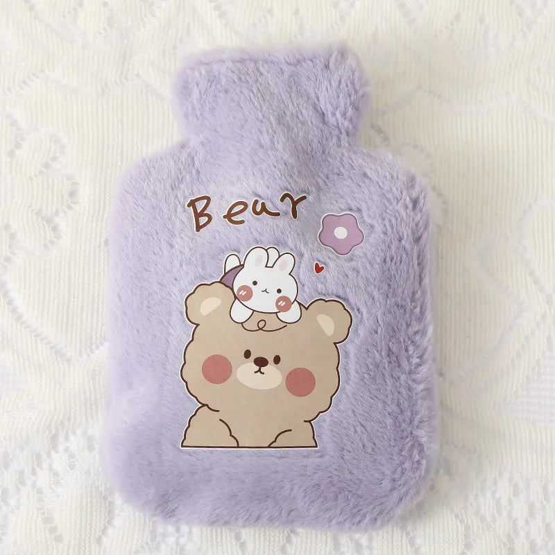 Bouillotte Compacte 250mL à motif Animaux – Votre compagnon chaleur d'Hiver