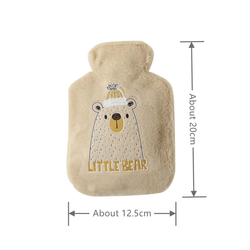 Bouillotte Compacte 250mL à motif Animaux – Votre compagnon chaleur d'Hiver