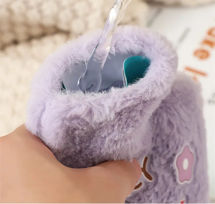 Bouillotte Compacte 250mL à motif Animaux – Votre compagnon chaleur d'Hiver