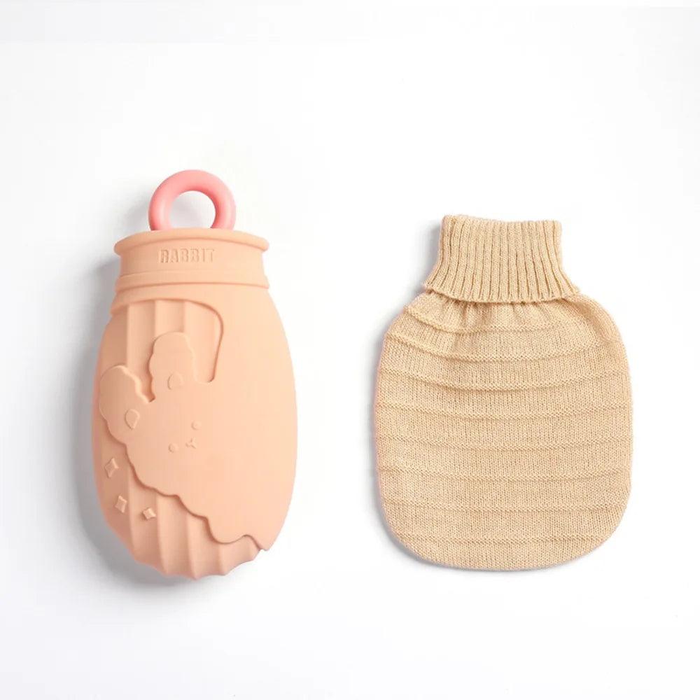 Bouillotte Miniature en Silicone – Un Chauffe-Mains Compact et Convenable pour Vos soirées Fraîches