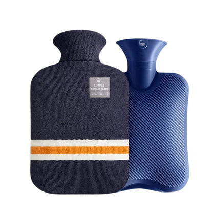 Bouillotte à Eau 1L/2L – Housse Douce, Parfaite pour l’Hiver