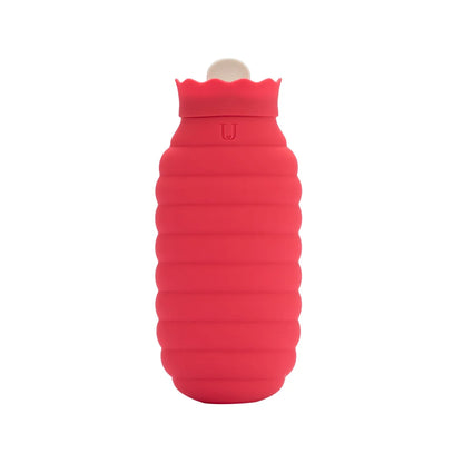 Bouillotte main 320ML – Portable & Réutilisable, Housse Silicone