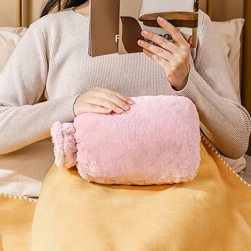 Bouillotte à Eau Confort et Chaleur – 2L de Douceur et Un Look Charmant