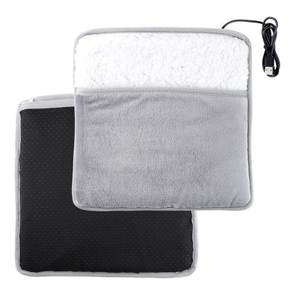 Chaussons Bouillotte USB – Chauffe-Pieds Doux & Lavables